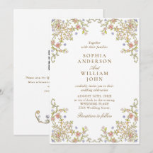 Boda Floral de la orden victoriana Grace Pastel