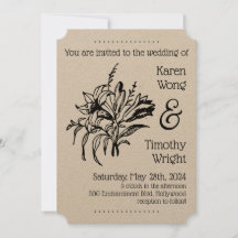 Boda Floral de Lily Vintage