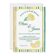 Boda floral de limón y lima chic