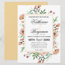 Boda Floral de Melocotón