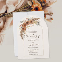 Boda floral de otoño en terracota elegante moderna