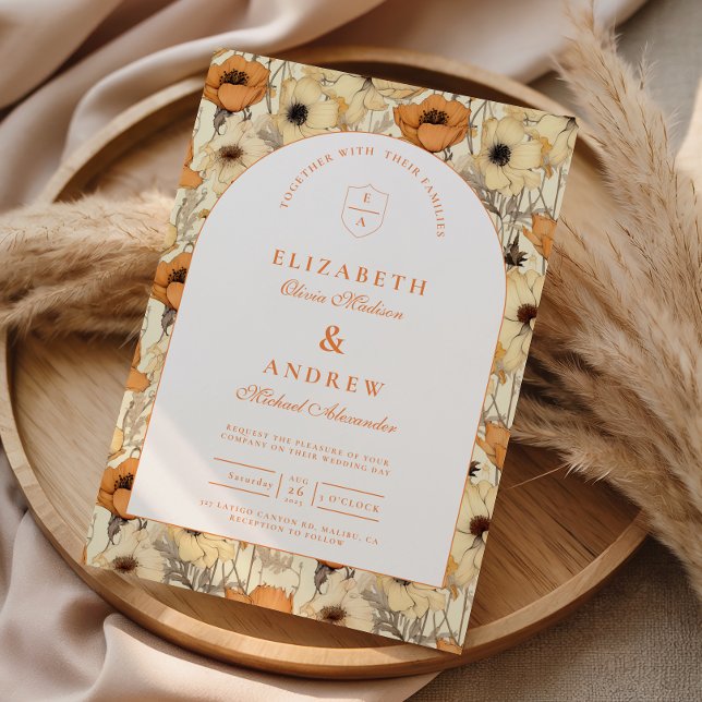 Invitación Boda Floral de Otoño Romántica (Subido por el creador)