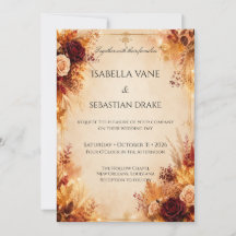 Boda Floral de Otoño Rústico