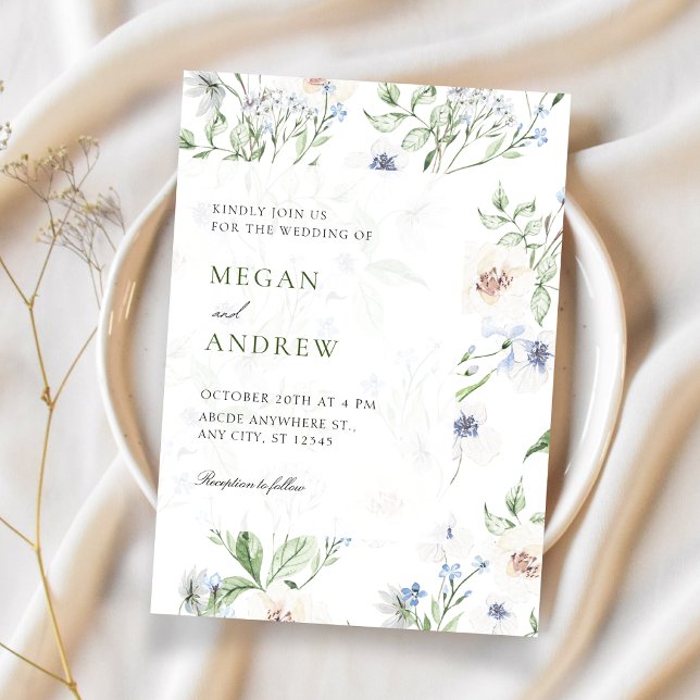 Invitación Boda floral de primavera (Subido por el creador)