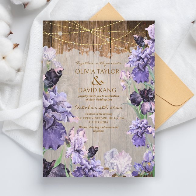 Invitación Boda floral de primavera rusa (Subido por el creador)