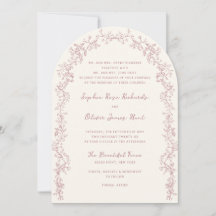 Boda Floral de Rosa Vintage Rústica con Arco de Ar