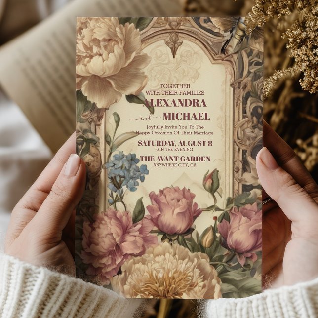 Invitación Boda floral de Royal Victorian (Subido por el creador)