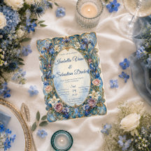 Boda floral elegante Art Nouveau