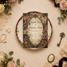 Boda floral elegante Art Nouveau