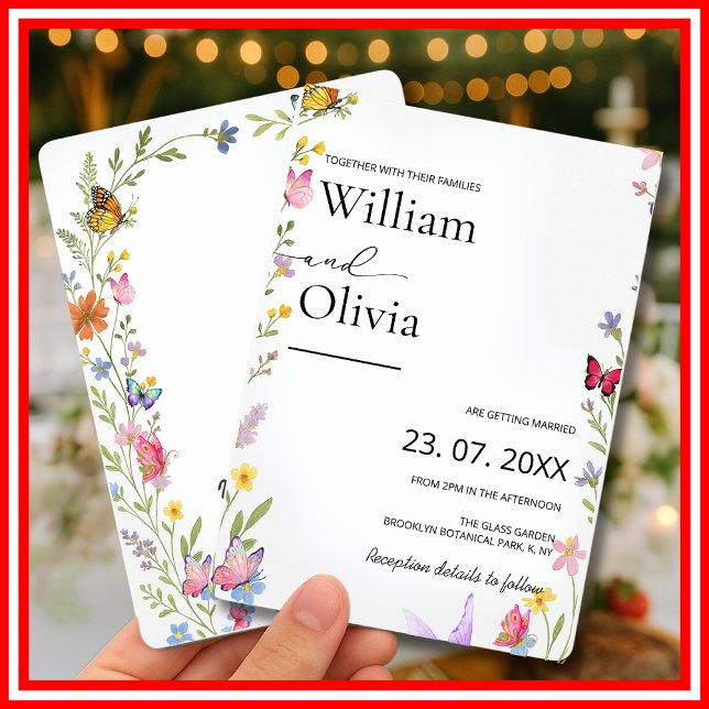 Invitación Boda Floral Elegante Boho (Subido por el creador)