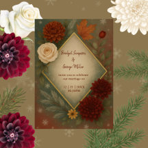 boda floral elegante de otoño