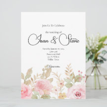 Boda floral elegante personalizada