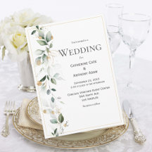 Boda Floral Eucalyptus Greenery Gold