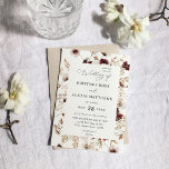 Invitación Boda Floral Fall Wildflowers<br><div class="desc">Consigue a tus invitados en el entusiasmo por tu boda con tus invitaciones a la boda floral de Fall Wildflowers.</div>