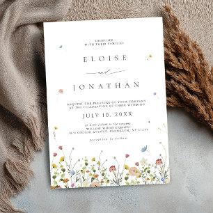Invitación Boda floral floral de primavera