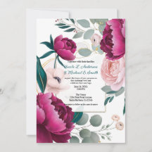 Boda floral glamurosa de jardín de peonía rosa de