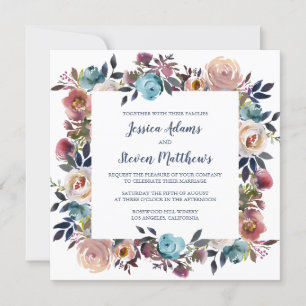 Invitación Boda Floral Grace
