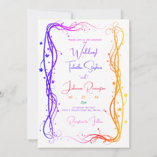Invitación BODA Floral LGBTQ