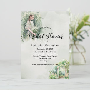 Invitación Boda floral Lillies of Valley Bridal Shower