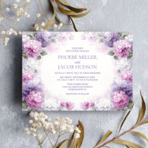 Boda floral morada y rosa