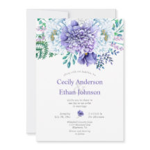 Boda Floral Morado y Blanco Peonies