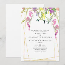 Boda Floral Multicolor Flor Silvestre Padre