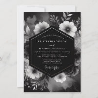 Boda Floral Noir de Ónix