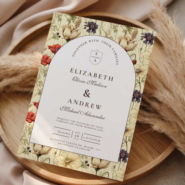 Invitación Boda Floral Otoñal Romántica (Subido por el creador)