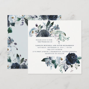 Invitación Boda Floral Peony de la Marina Boho