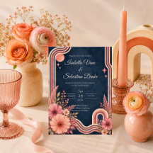 Boda Floral Retro Malhumorada