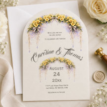Boda Floral Romántica Amarillo Canario de Freesia