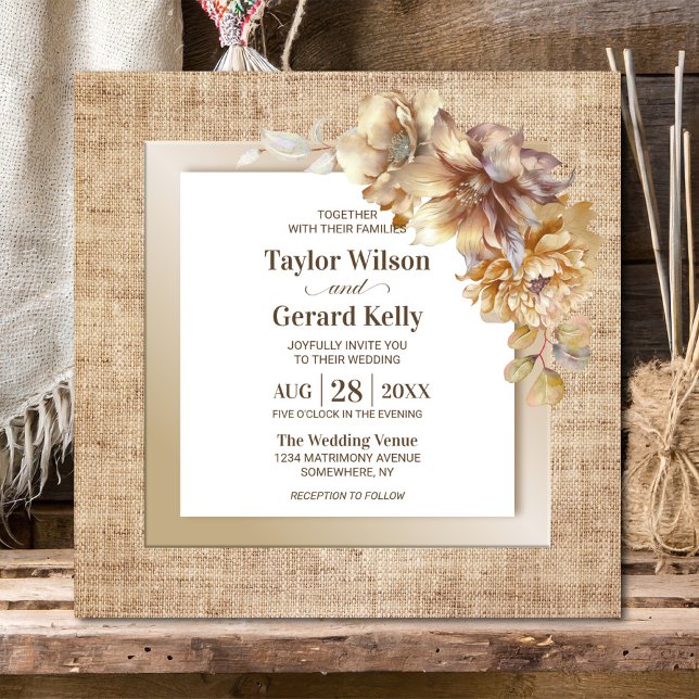Invitación Boda Floral Ruslap (Subido por el creador)