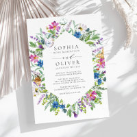 Boda floral rústica de flores silvestres