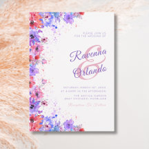Boda Floral Silvestre Pastel Romántica Flor