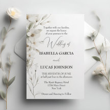 Boda floral simple y elegante