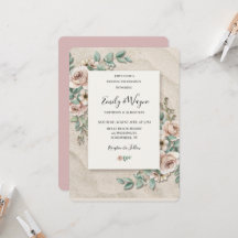 Boda floral verde salvia arena blanco