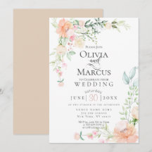 BODA | Flores acuáticas de primavera pastel