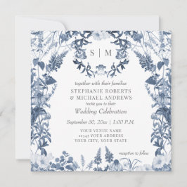 Invitación Boda florido florido floreado de primavera