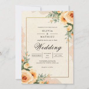 Invitación Boda Flourish Arch de Flourish de Fleach