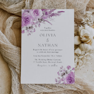 Invitación Boda Foral de Boho Boho