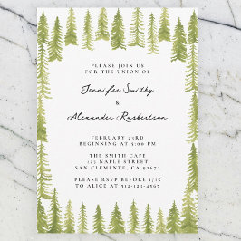 Invitación Boda forestal