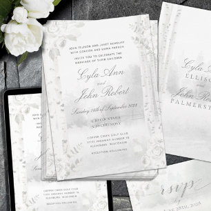 Invitación Boda forestal Birch Tree
