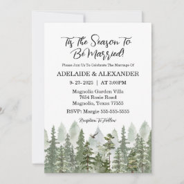 Invitación Boda forestal de Woodland