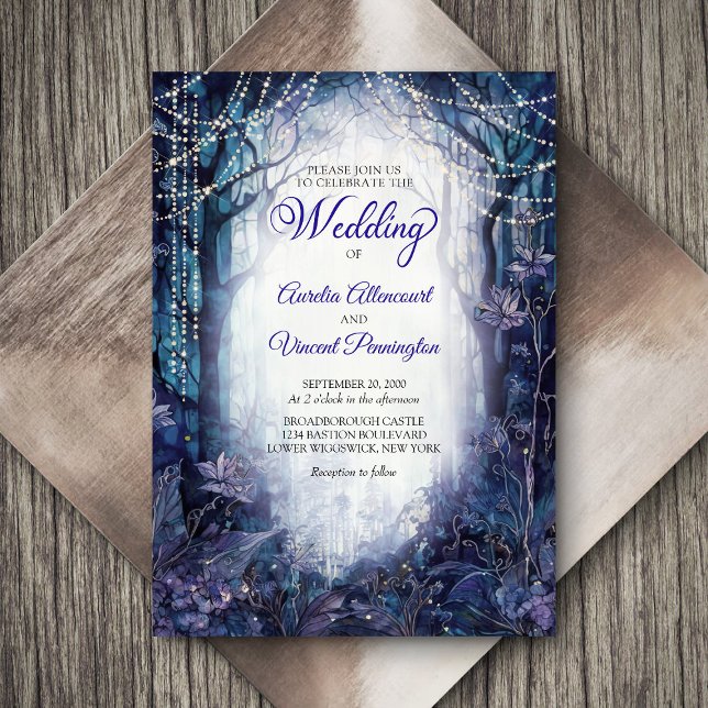Invitación Boda forestal encantado (Subido por el creador)