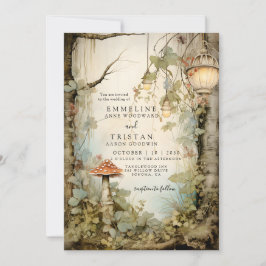Invitación Boda forestal encantado