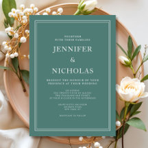 Boda Formal Clásica Esmeralda Verde