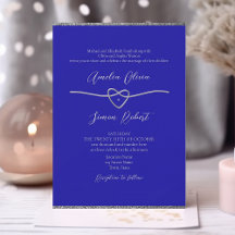 Boda Formal de Azul Real