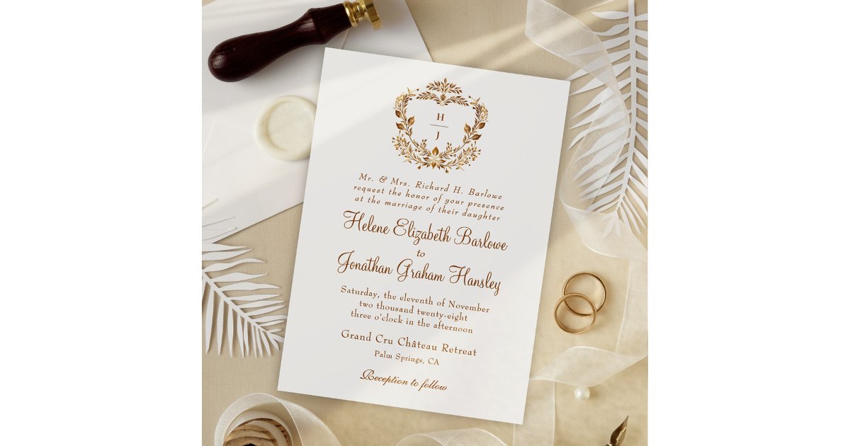 Etiquetas De Dirección De Invitación De Boda: Lámina Dorada/plateada O Etiquetas Impresas