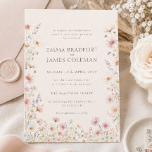Boda Formal de Flores Silvestres Caprichosas Bohem