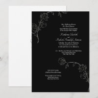 Boda Formal de Jasmine Contorno Negro
